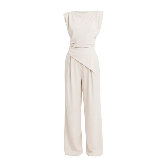 Aitana | Conjunto de top irregular y pantalones anchos