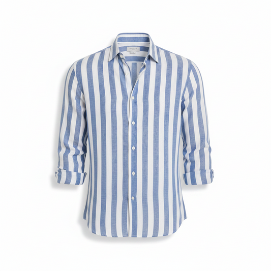 Rubén | Camisa de rayas ligera de verano
