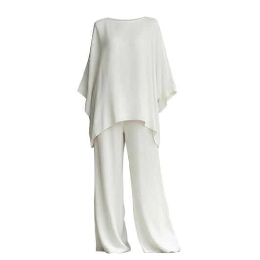 María | Conjunto de lino elegante y fluido