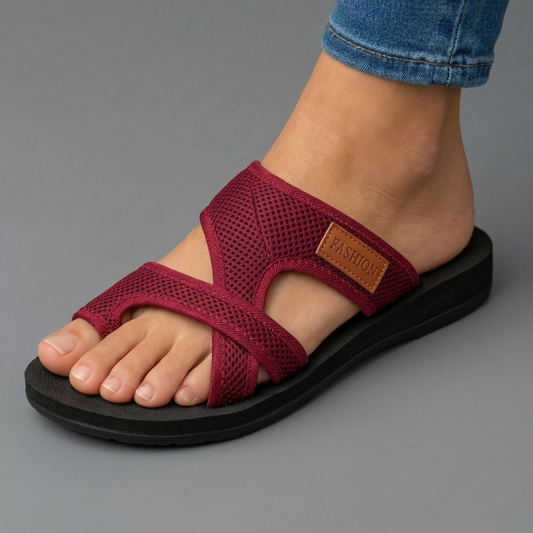 Nadine | Sandalias deslizantes cómodas y acolchadas