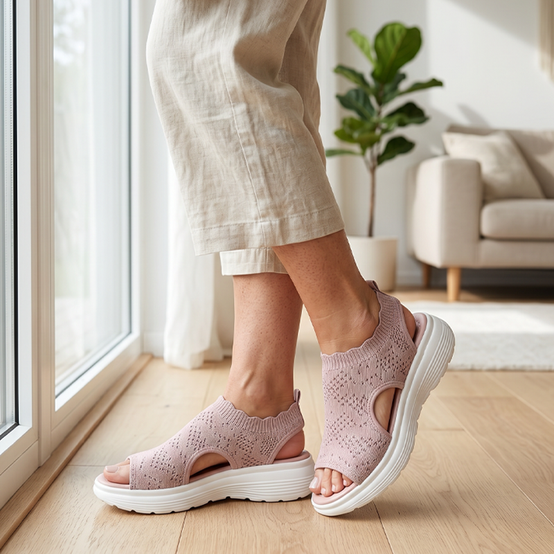 Prado | Sandalias de confort con acolchado
