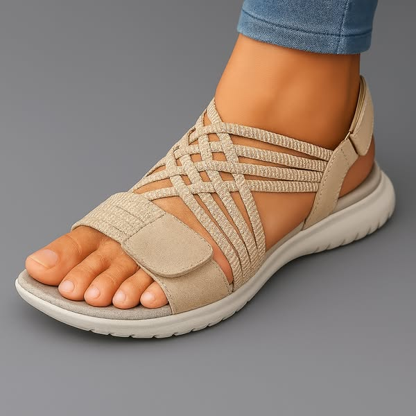 Begoña | Sandalias cómodas con tejido trenzado