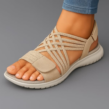 Begoña | Sandalias cómodas con tejido trenzado