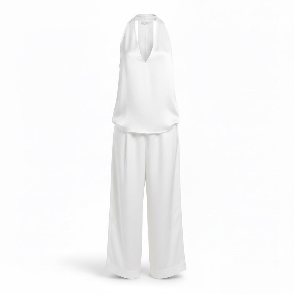 Ainhoa | Conjunto de dos piezas veraniego con textura de lino