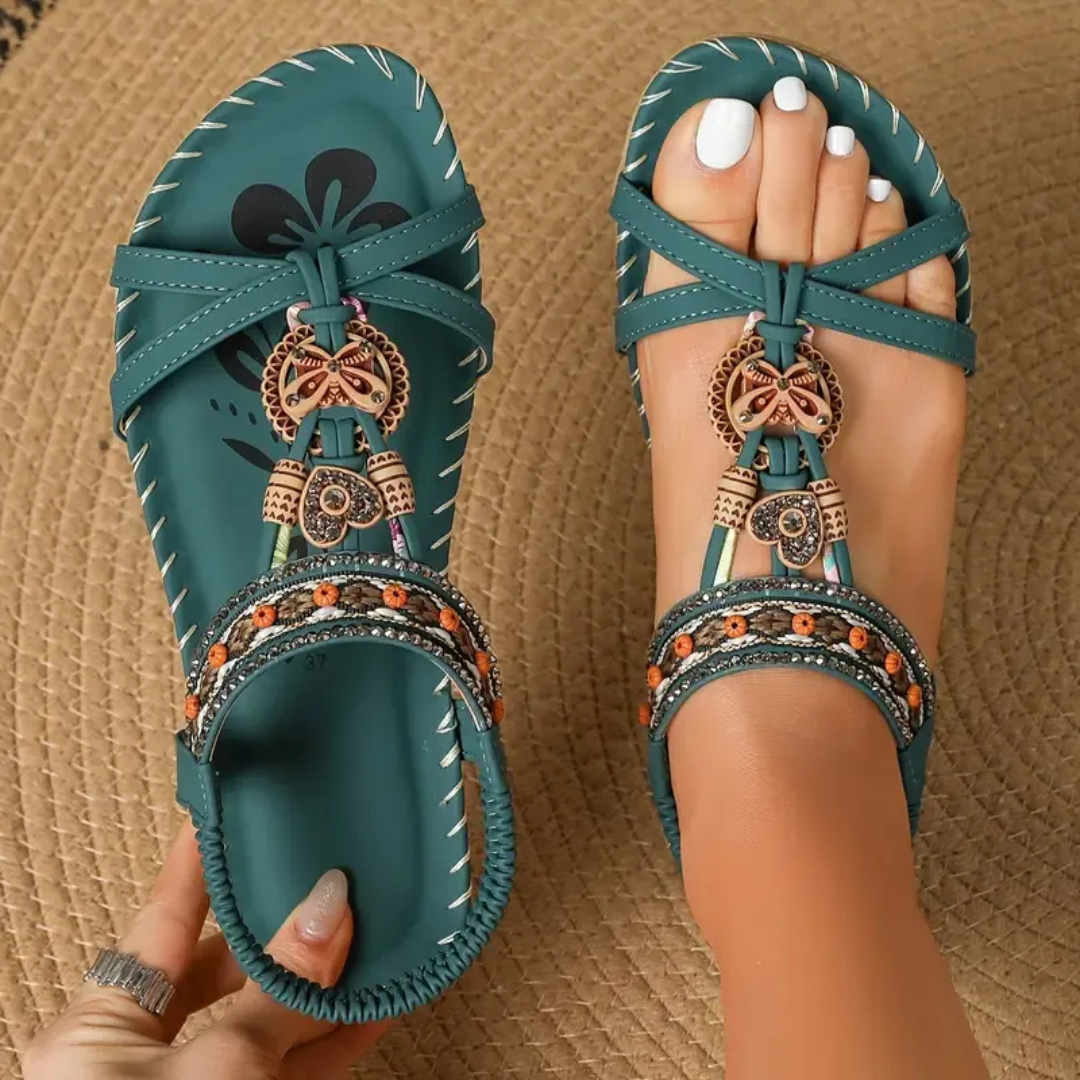 Ana | Sandalias de confort bohemias