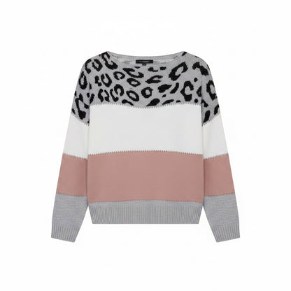 Marta | Jersey con Estampado de Leopardo