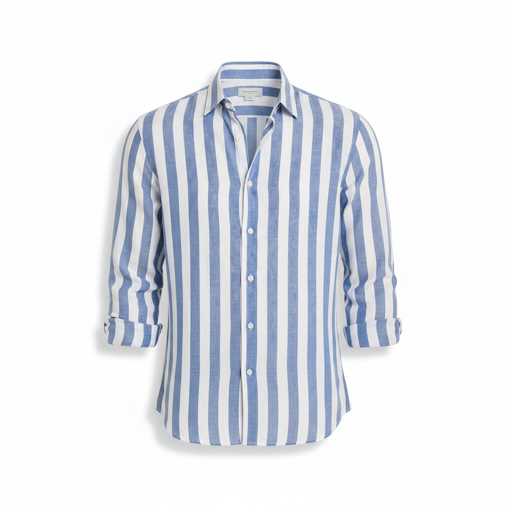 Rubén | Camisa de rayas ligera de verano