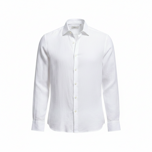 Alejandro | Camisa de Lino Blanca
