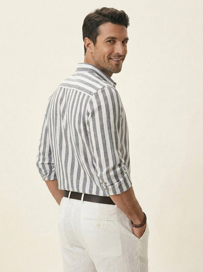 Rubén | Camisa de rayas ligera de verano