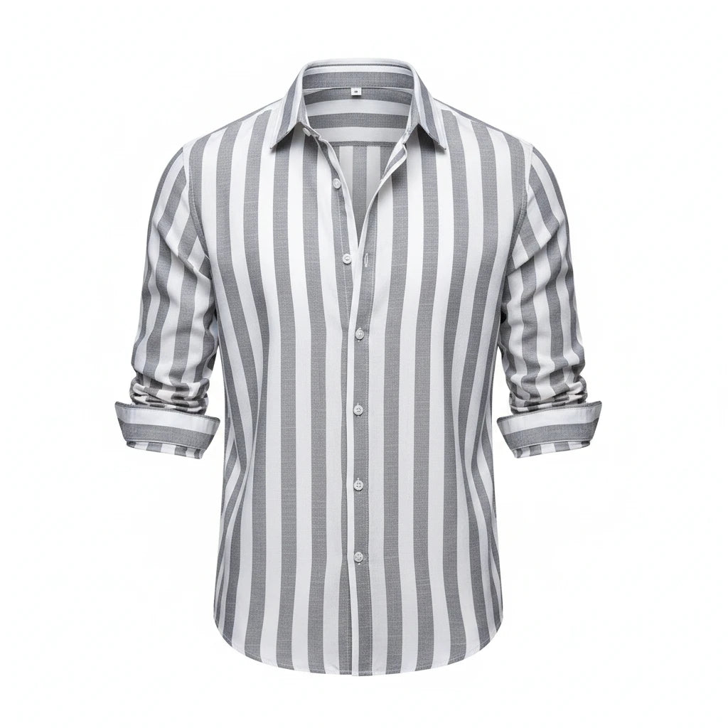 Rubén | Camisa de rayas ligera de verano