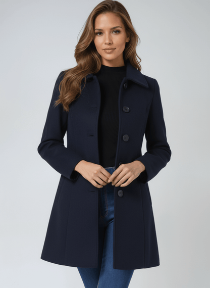 Helena | Abrigo de invierno para mujer con un botón