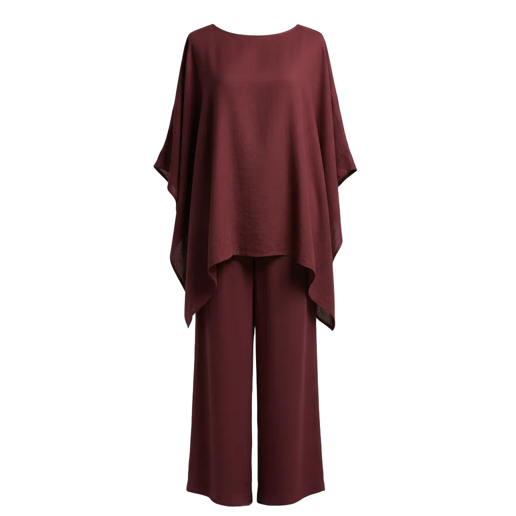 María | Conjunto de lino elegante y fluido