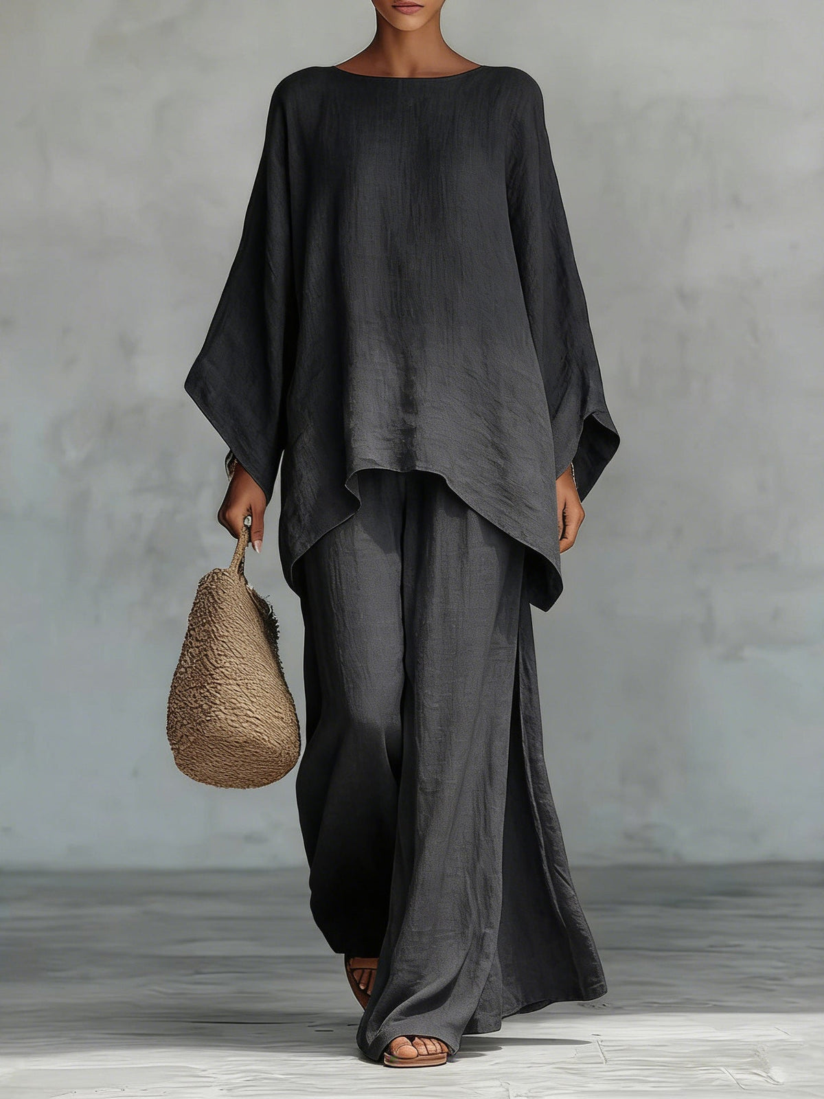 María | Conjunto de lino elegante y fluido