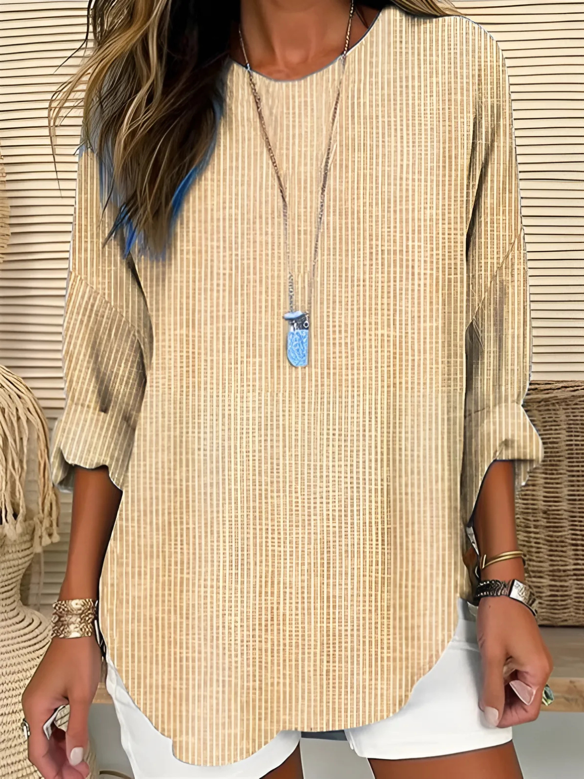 Marta | Blusa de Rayas de última moda