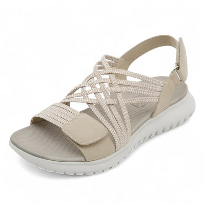 María | Sandalias cómodas de tejido trenzado