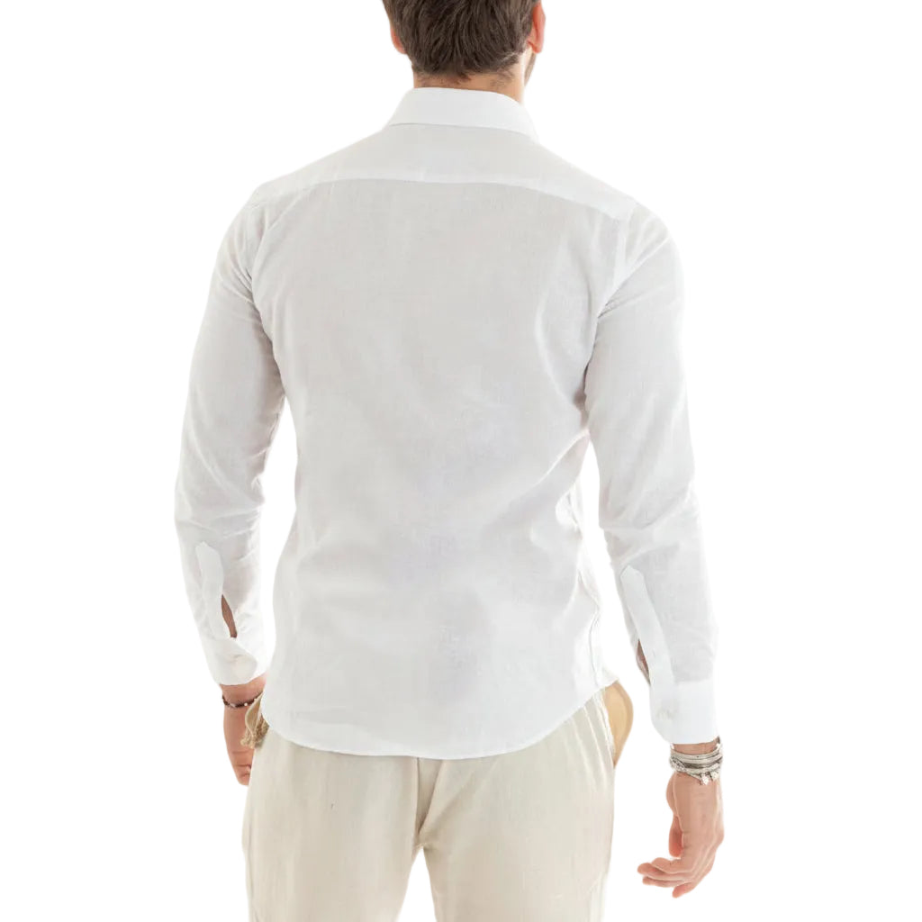 Alejandro | Camisa de Lino Blanca