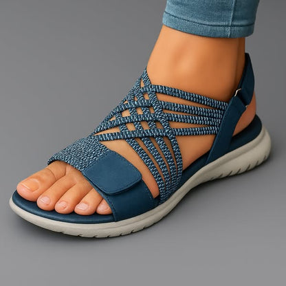 María | Sandalias cómodas de tejido trenzado