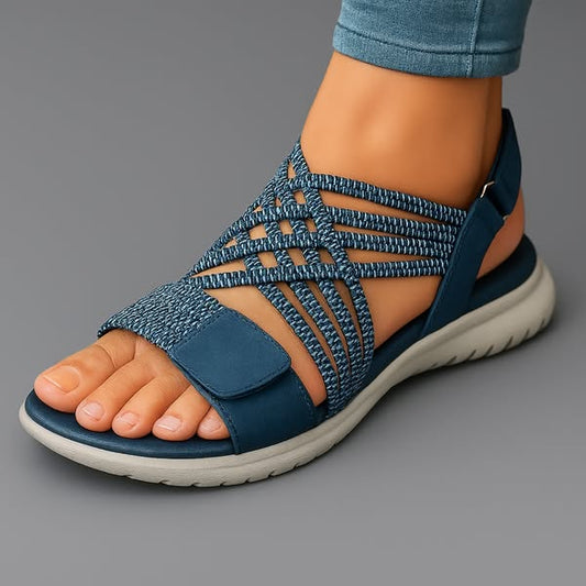 María | Sandalias cómodas de tejido trenzado