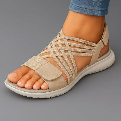 María | Sandalias cómodas de tejido trenzado