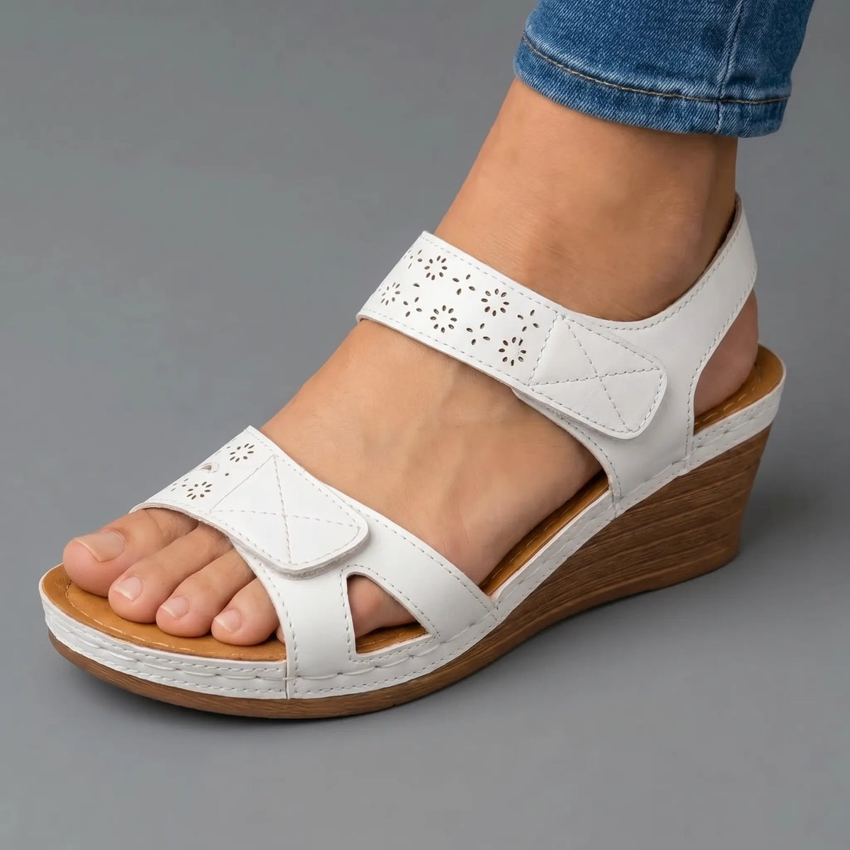 Prado | Sandalias con cuña acolchada