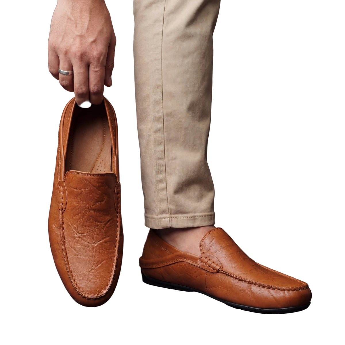 Jorge | Mocasines de cuero para hombre